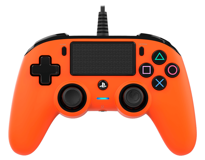 [PS4OFCPADORANGE] Manette NACON Filaire Compacte - Orange - PS4/PC