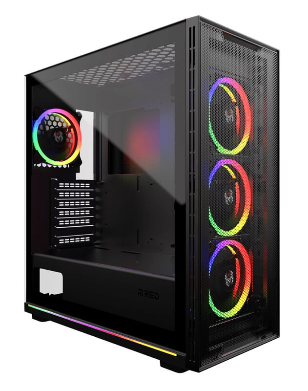 [MRF-004A] Boitier M.RED Black Destroyer Alpha-G - ARGB - Moyen tour - ATX