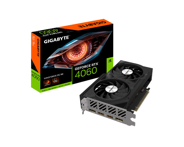 [GV-N4060WF2OC-8GD] GIGABYTE GeForce RTX™ 4060 WINDFORCE OC 8G
