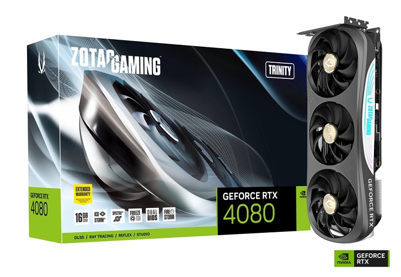 [ZT-D40810D-10P] ZOTAC GAMING GeForce RTX 4080 16Go Trinity