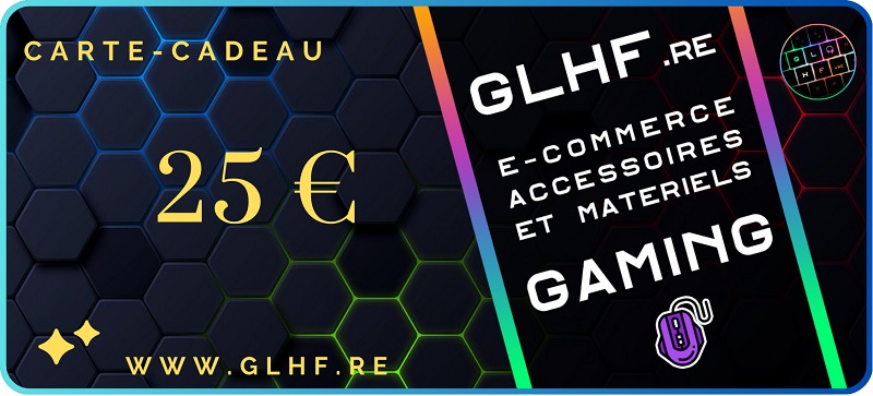 Carte Cadeau 25€ - GLHF.re