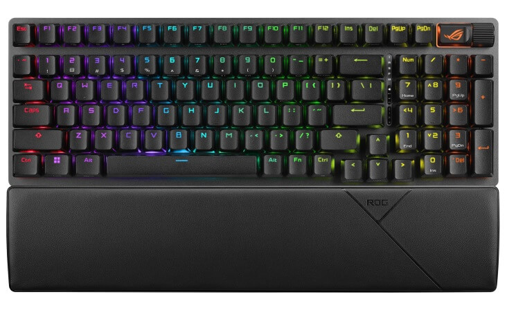 [90MP037A-BKFA00] Clavier ASUS ROG Strix Scope II 96 Wireless - Mécanique - Sans fil