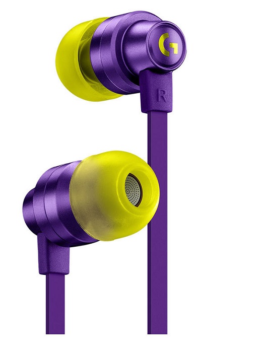 Casque Logitech G333 - Violet - Intra - Jack 3.5 + Adaptateur USB-C 