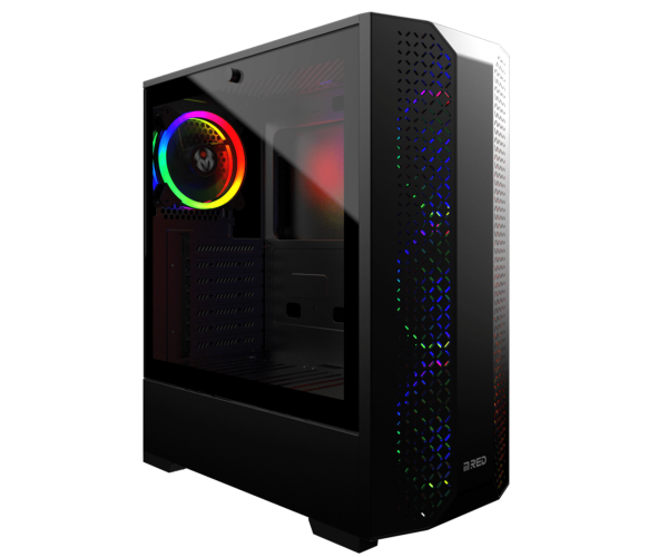 Boitier M.RED Dream Eyes Black - Moyen tour - ATX - RGB