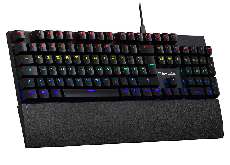 Clavier G-LAB KEYZ CARBON EX - Mécanique - Filaire - RGB