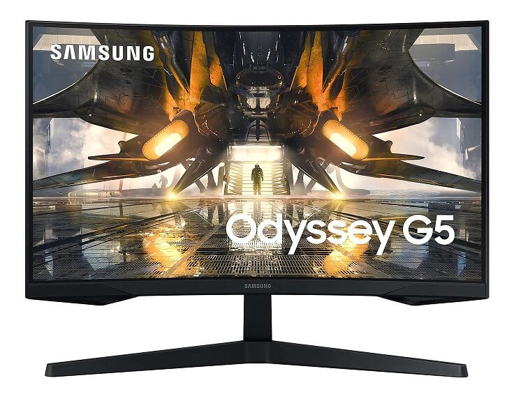 [LS27AG550EPXEN] Ecran 27'' SAMSUNG Odyssey G5 G55A - WQHD - 1440p - VA - Incurvé - 165Hz