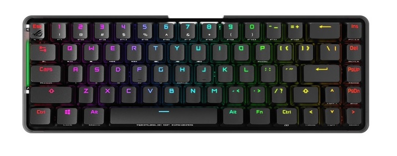 [90MP01Y6-BKFA01] Clavier ASUS ROG Falchion NX - Avec/Sans fil - TKL 65% - RGB