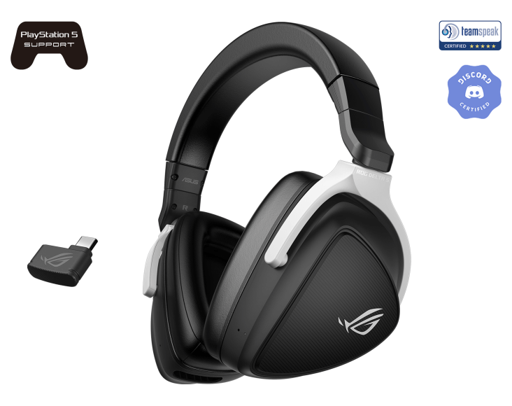 [90YH03IW-B3UA00] Casque ASUS ROG Delta S Wireless - Sans Fil - PC/PS5/MAC