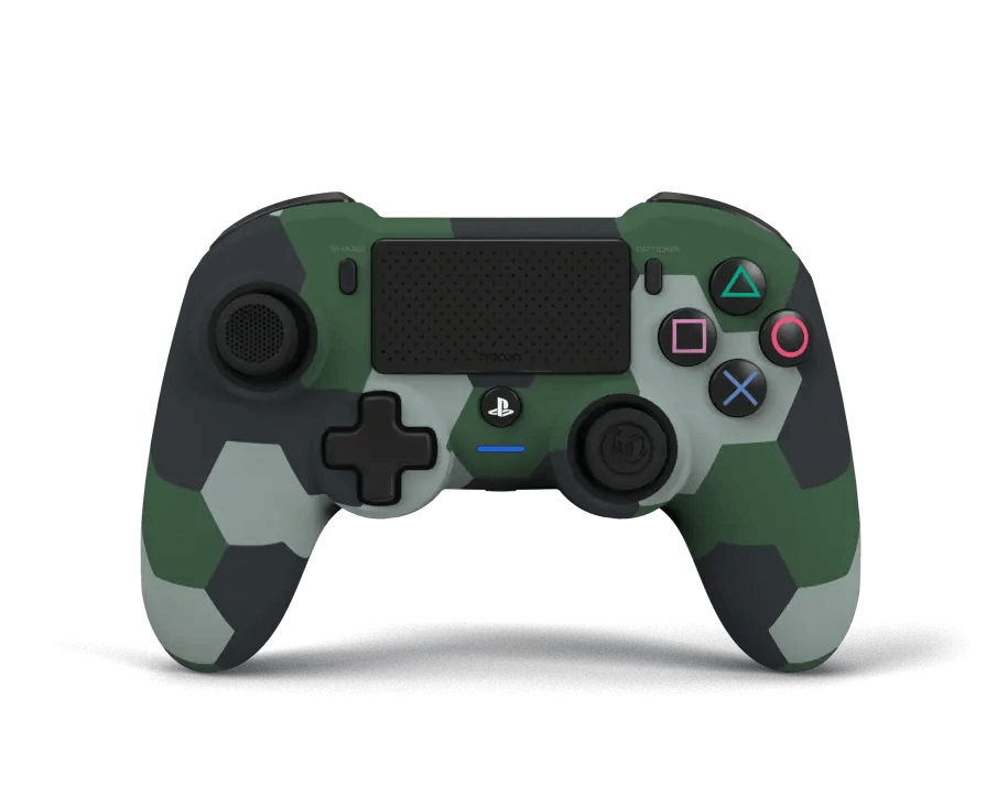 Manette NACON Asymmetric sans fil - PS4/PC - Camo Vert