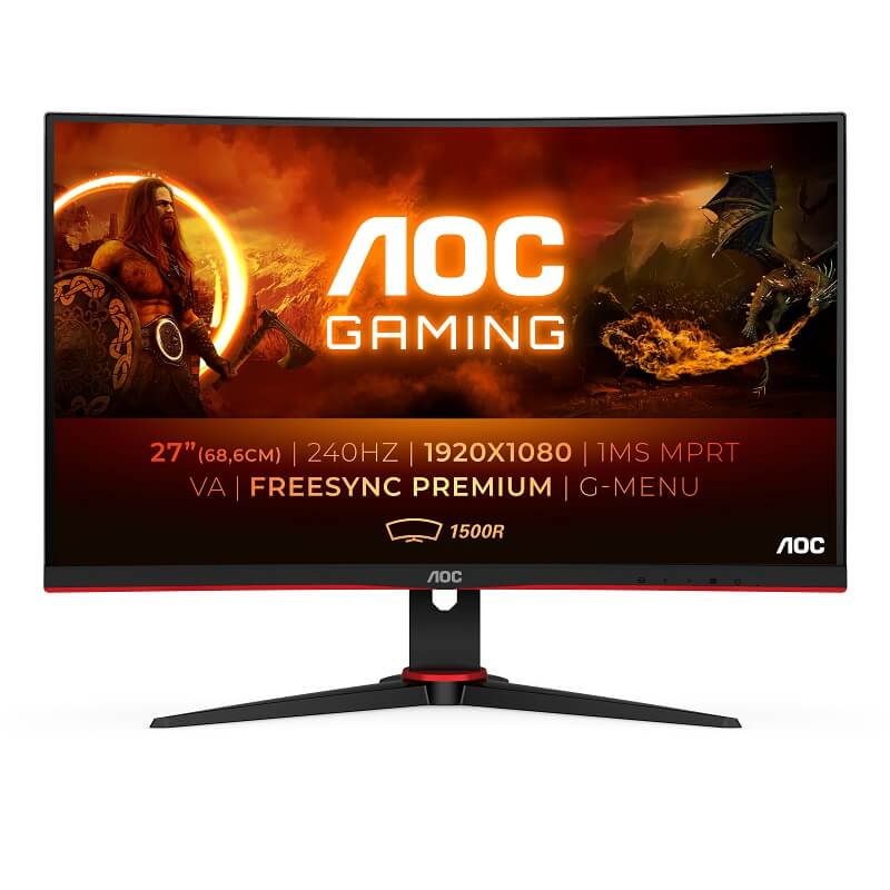 [C27G2ZE/BK] Ecran 27" AOC C27G2ZE 1080p - 240Hz - Incurvé