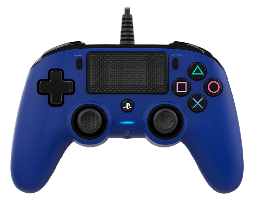 [PS4OFCPADBLUE] Manette NACON Compact filaire - PS4/PC - Bleu