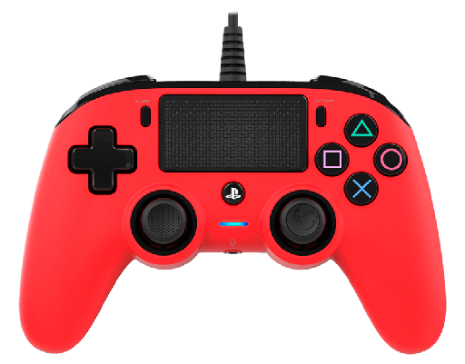 [PS4OFCPADRED] Manette NACON Compact filaire - PS4/PC - Rouge