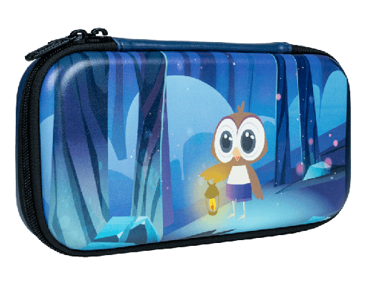 [SWITCHPOUCHOWL] Pochette De Transport Rigide Motif Chouette - Switch