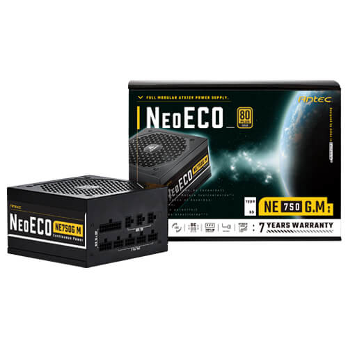 [X7000A081-17] Alimentation ANTEC NE750G M - 750w - Modulaire - 80+ Gold
