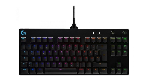 [920-009390] Clavier Logitech G PRO - Noir - Clicky - USB - Sans pavé numérique