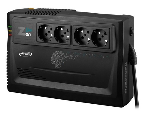 [66084N1] Onduleur INFOSEC Zen Live 1000 - AVR - prises Schuko